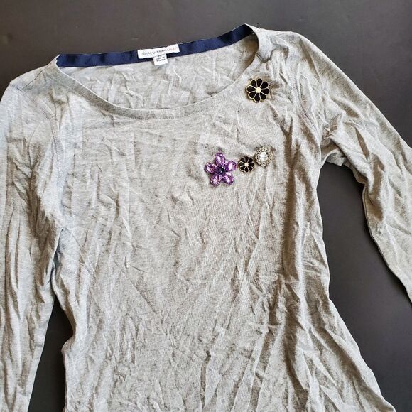 Isaac Mizrahi Live Bejeweled Shirt - Picture 3 of 8